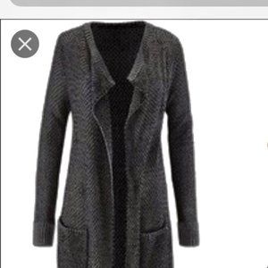 CAbi Laura Open Front Chunky Knit Duster